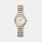 Aura Women Quartz White Dial Analog Stainless Steel Watch Z49001L1MF