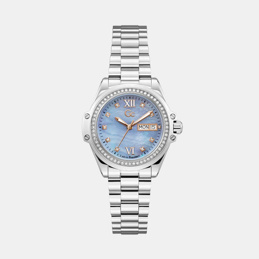 Bolt Women Quartz Blue Dial Analog Stainless Steel Watch Z53003L7