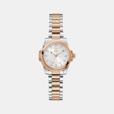 Bolt Lady Women Quartz White Dial Analog Stainless Steel Watch Z58001L1