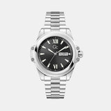 Bolt Men Quartz Black Dial Analog Stainless Steel Watch Z60003G2