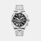 Gc Atlas Men Quartz Black Dial Chronograph Stainless Steel Watch Z66001G2