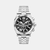 Gc Atlas Men Quartz Black Dial Chronograph Stainless Steel Watch Z66001G2