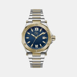 Gc Legacy Sleek Men Quartz Blue Dial Analog Stainless Steel Watch Z67003G7