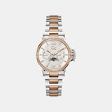 Gc Sportchic Women Quartz White Dial Analog Stainless Steel Watch Z69002L1