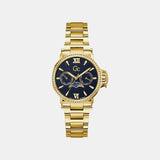 Gc Sportchic Women Quartz Blue Dial Analog Stainless Steel Watch Z69004L7