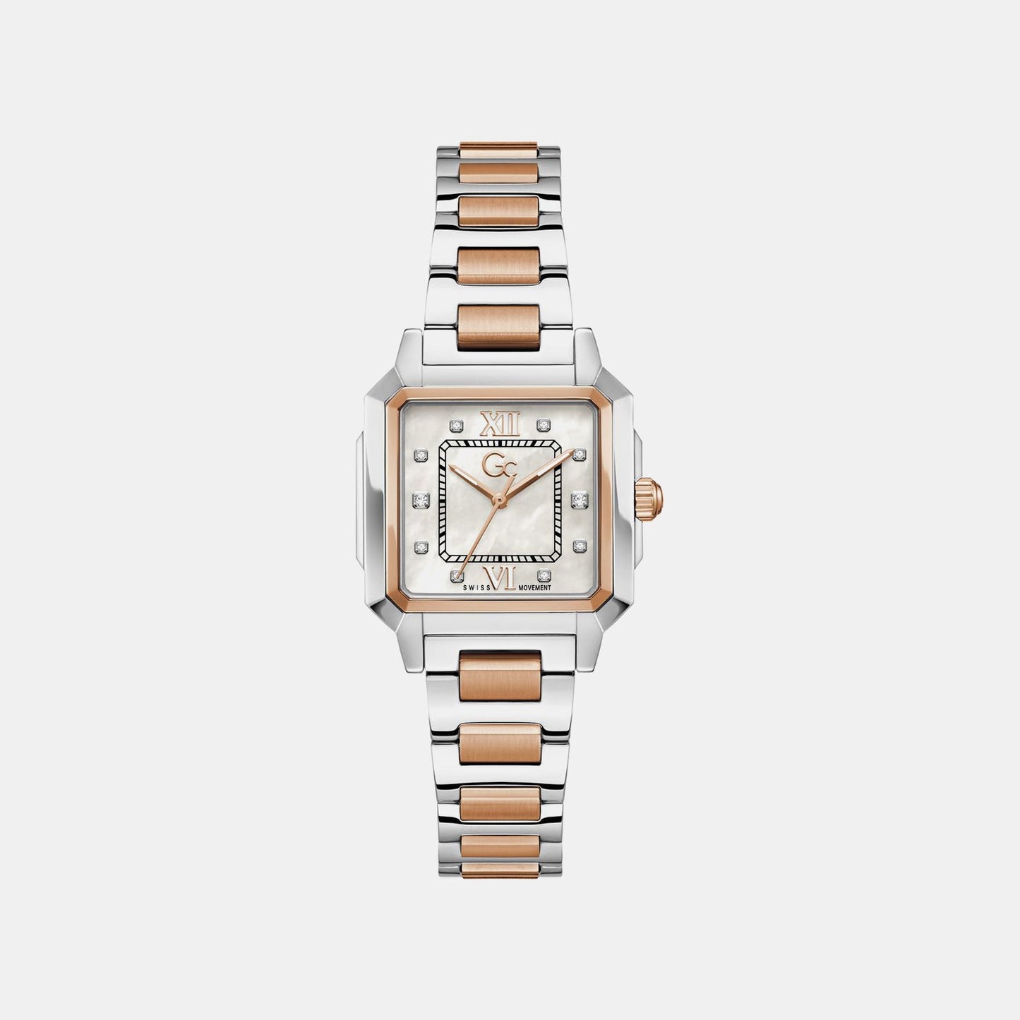 Gc Dress Women Quartz White Dial Analog Stainless Steel Watch Z72001L1