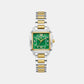 Gc Dress Women Quartz Green Dial Analog Stainless Steel Watch Z72002L9