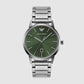 Ruggero Men Quartz Green Dial Analog Stainless Steel Watch AR11575