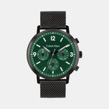 Gauge Men Quartz Green Dial Chronograph Stainless Steel Watch 25200440