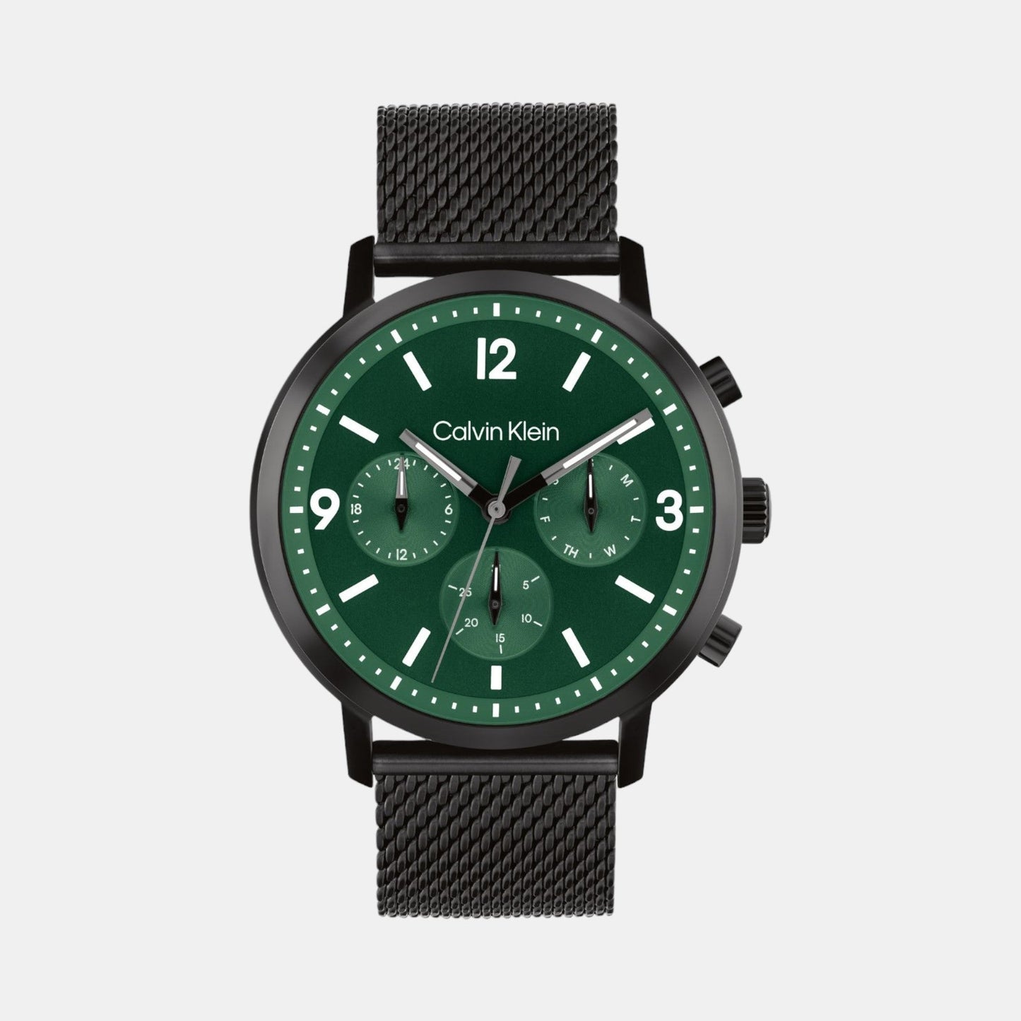 Gauge Men Quartz Green Dial Chronograph Stainless Steel Watch 25200440