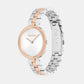 Gleam Women Quartz Silver Dial Analog Stainless Steel Watch 25100040