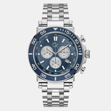 One Sport Chrono Men Quartz Blue Dial Chronograph Stainless Steel Watch Z14011G7MF