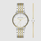 Lola Women Quartz Blue Dial Analog Stainless Steel Watch AX7156SET