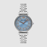 Gianni T-B Women Quartz White Dial Analog Stainless Steel Watch AR11594