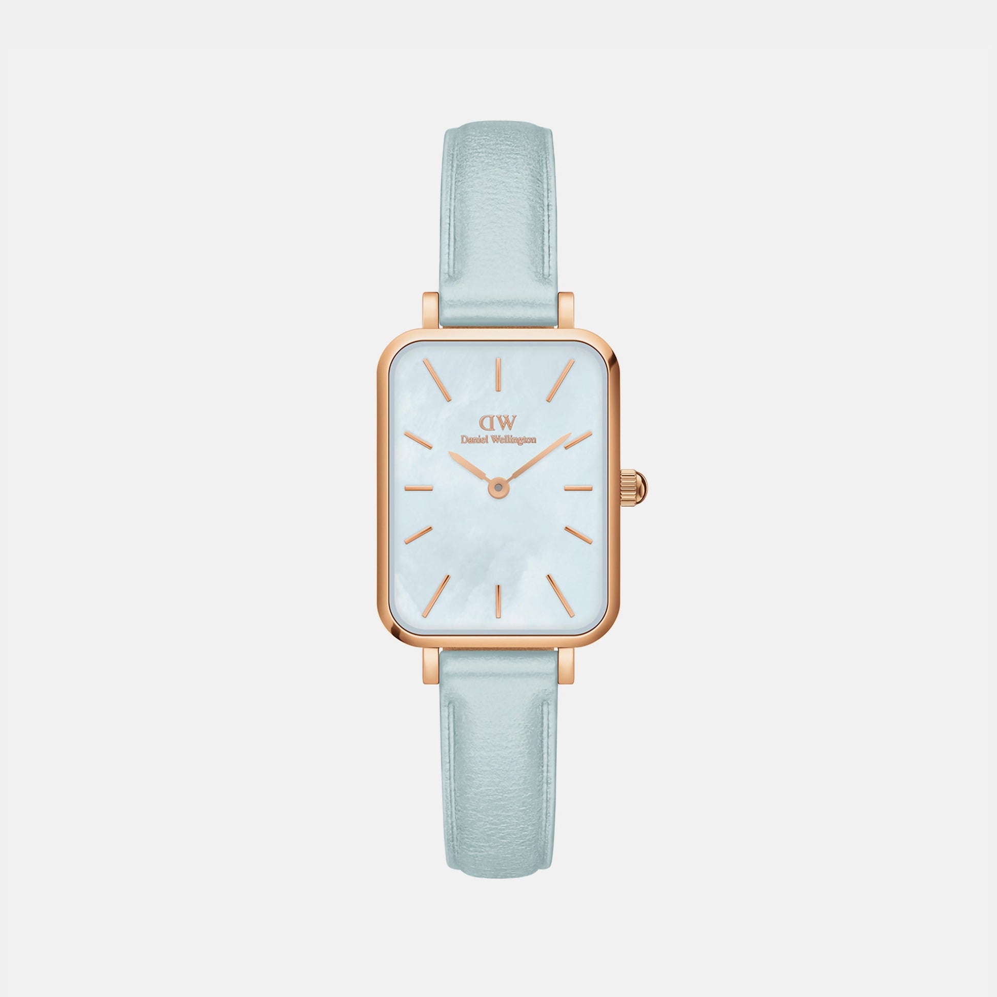 Quadro Women Quartz Blue Dial Analog Leather Watch DW00100638K