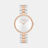 Gleam Women Quartz Silver Dial Analog Stainless Steel Watch 25100040