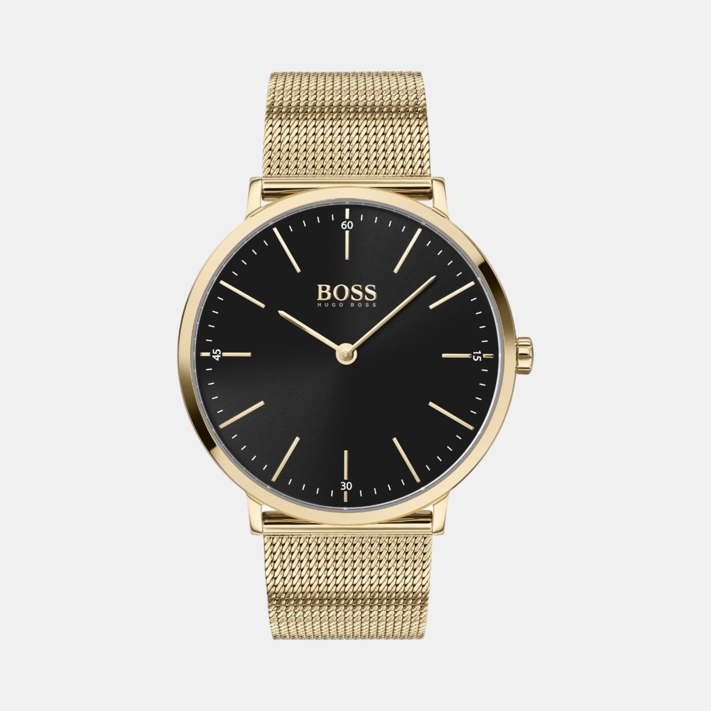 Horizon Men Quartz Black Dial Analog Stainless Steel Watch 1513735