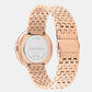 Twisted Bezel Women Quartz Silver Dial Analog Stainless Steel Watch 25100038