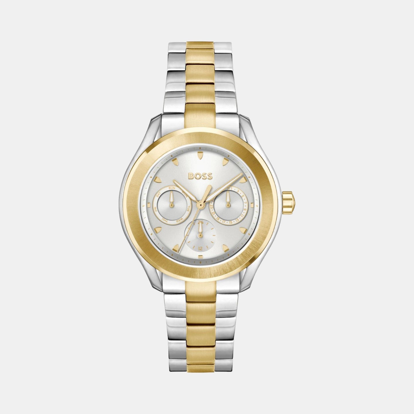 Lida Women Quartz Silver Dial Multi-Function Stainless Steel Watch 1502746