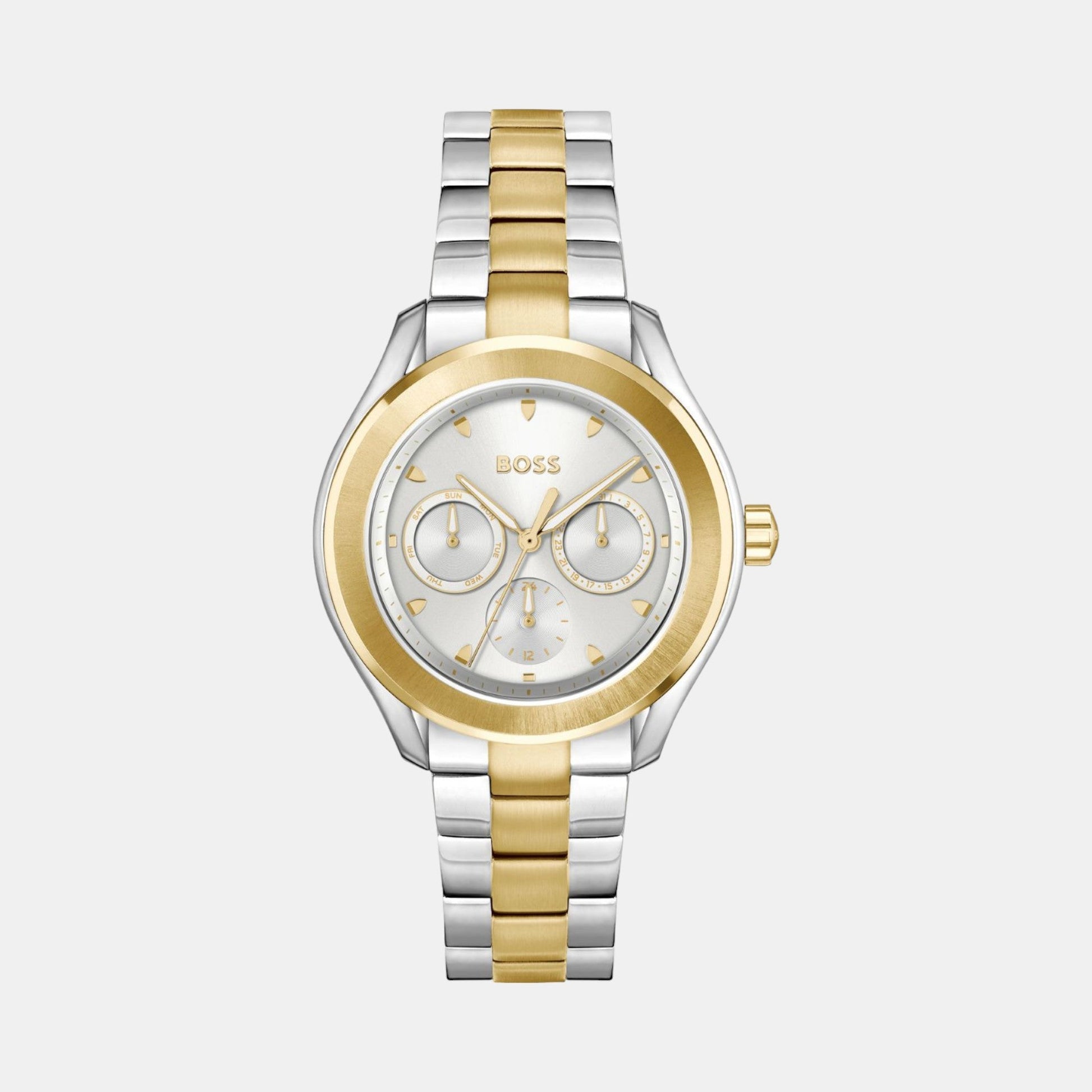 Lida Women Quartz Silver Dial Multi-Function Stainless Steel Watch 1502746