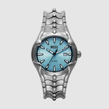 Vert Men Quartz Blue Dial Analog Stainless Steel Watch DZ2200