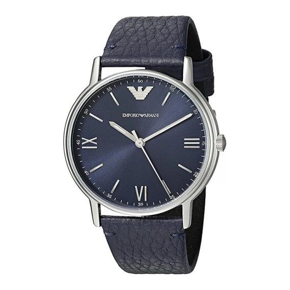 Emporio Armani Men Navy Analogue Watch AR11012
