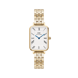 Quadro Roman Numerals 5-Link Gold