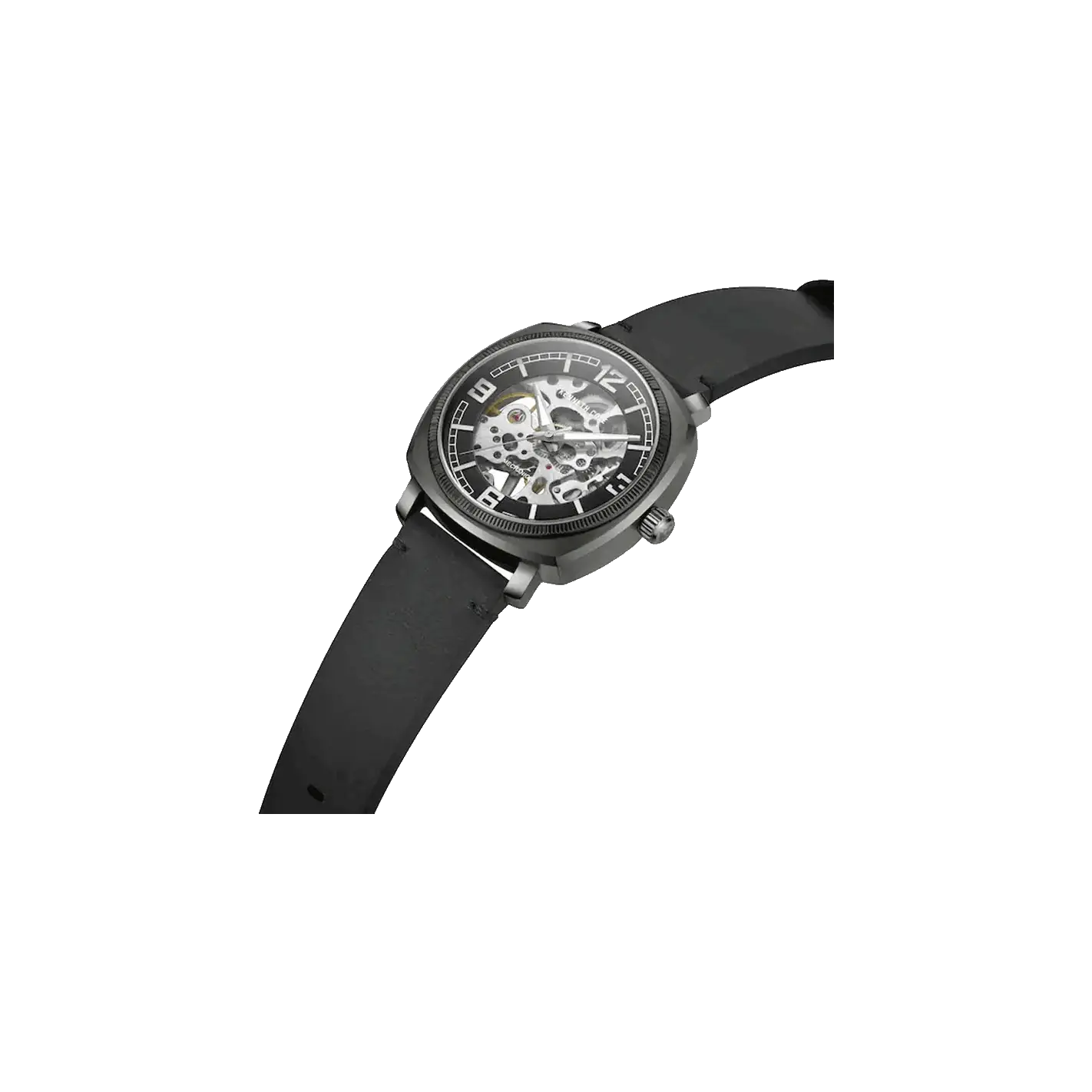 Kenneth Cole Black Dial Analog Mechanical Hand Wound Watch for Men