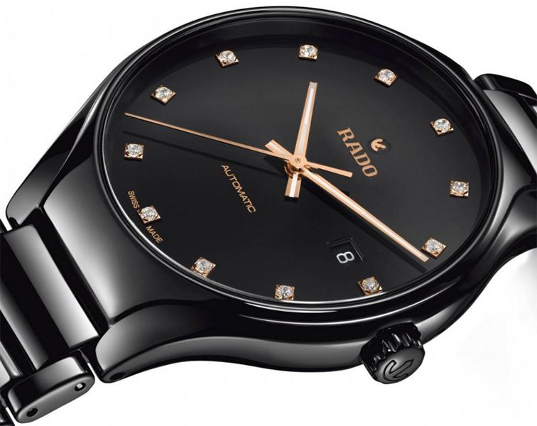 Rado True Round Automatic Men Watches in Round case & Black Dial R27056732