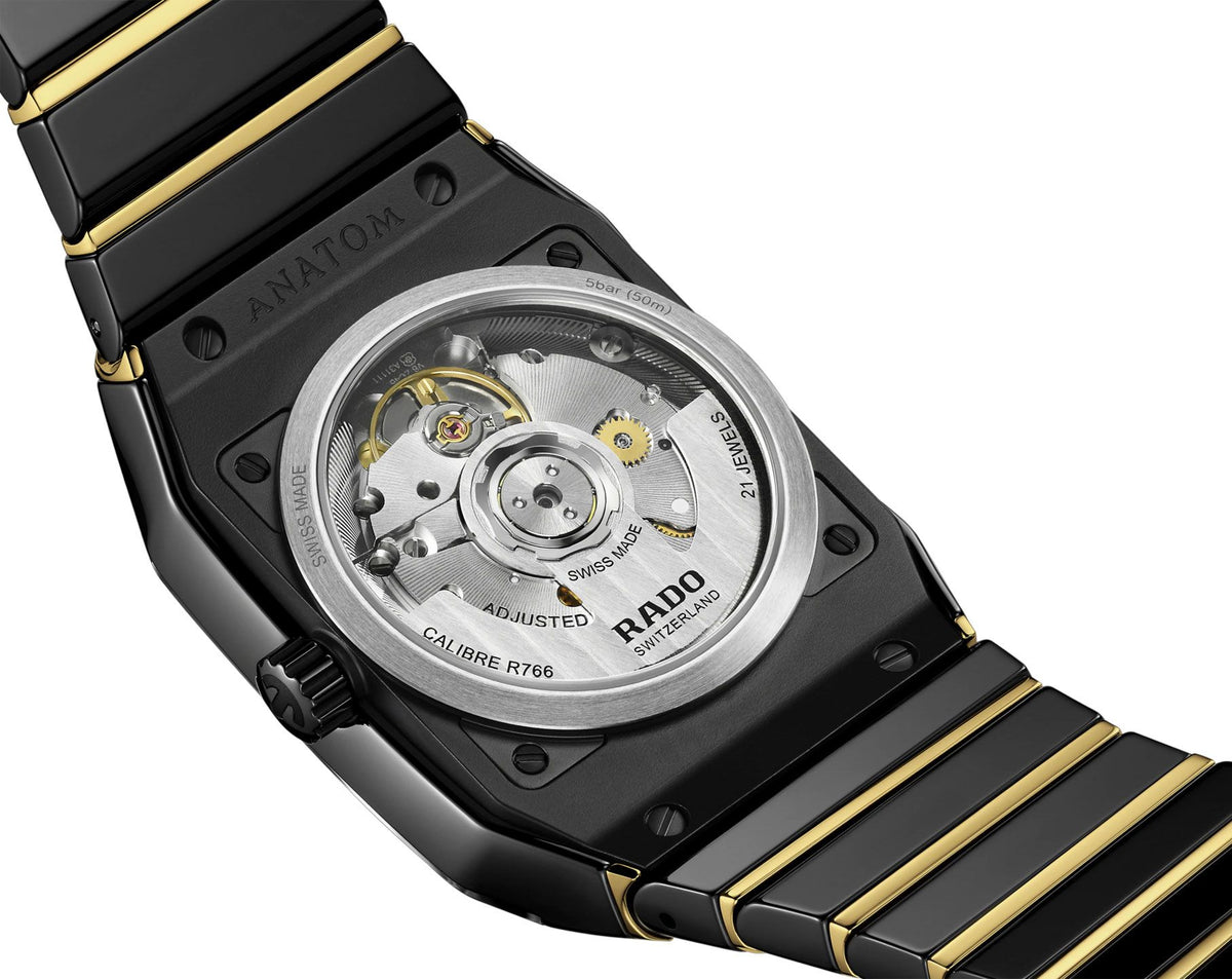 Rado Anatom Automatic Unisex Watches in Square case & Black Dial R10200152