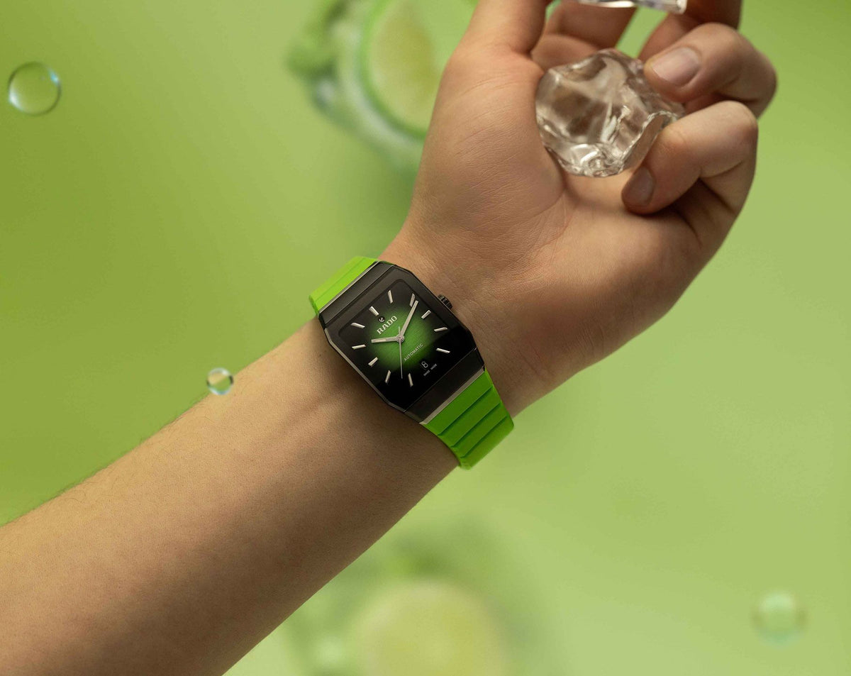 Rado Anatom Automatic Unisex Watches in Square case & Green Dial R10201319