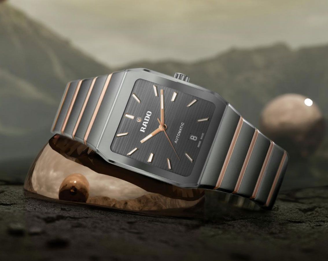 Rado Anatom Automatic Unisex Watches in Square case & Grey Dial R10203102