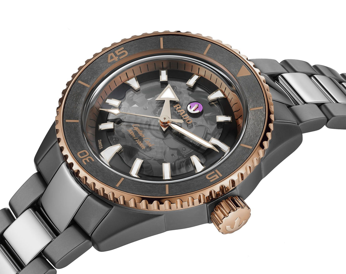 Rado Captain Cook Automatic Men Watches in Round case & Black Dial R32128162