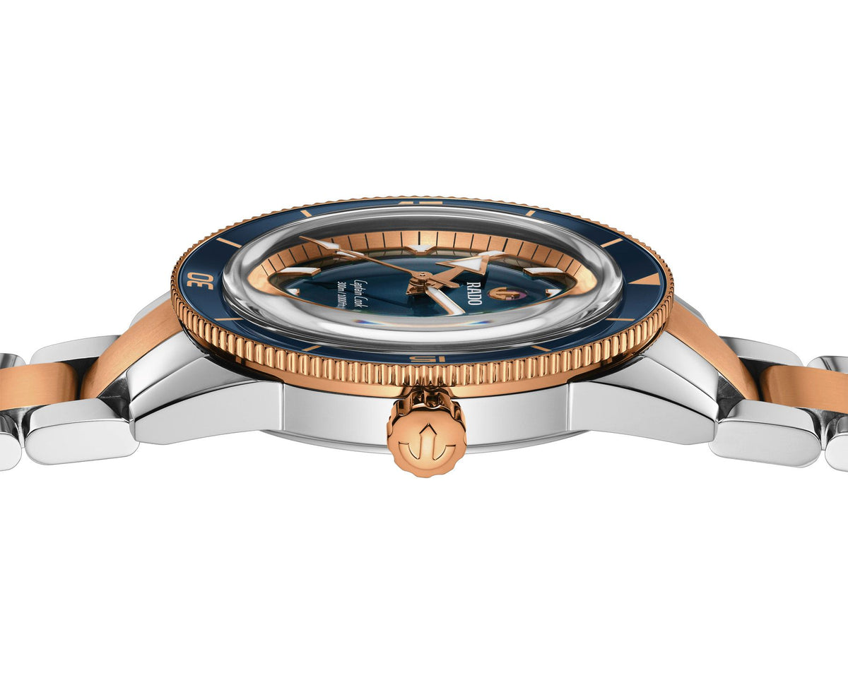 Rado Captain Cook Automatic Men Watches in Round case & Blue Dial R32137203