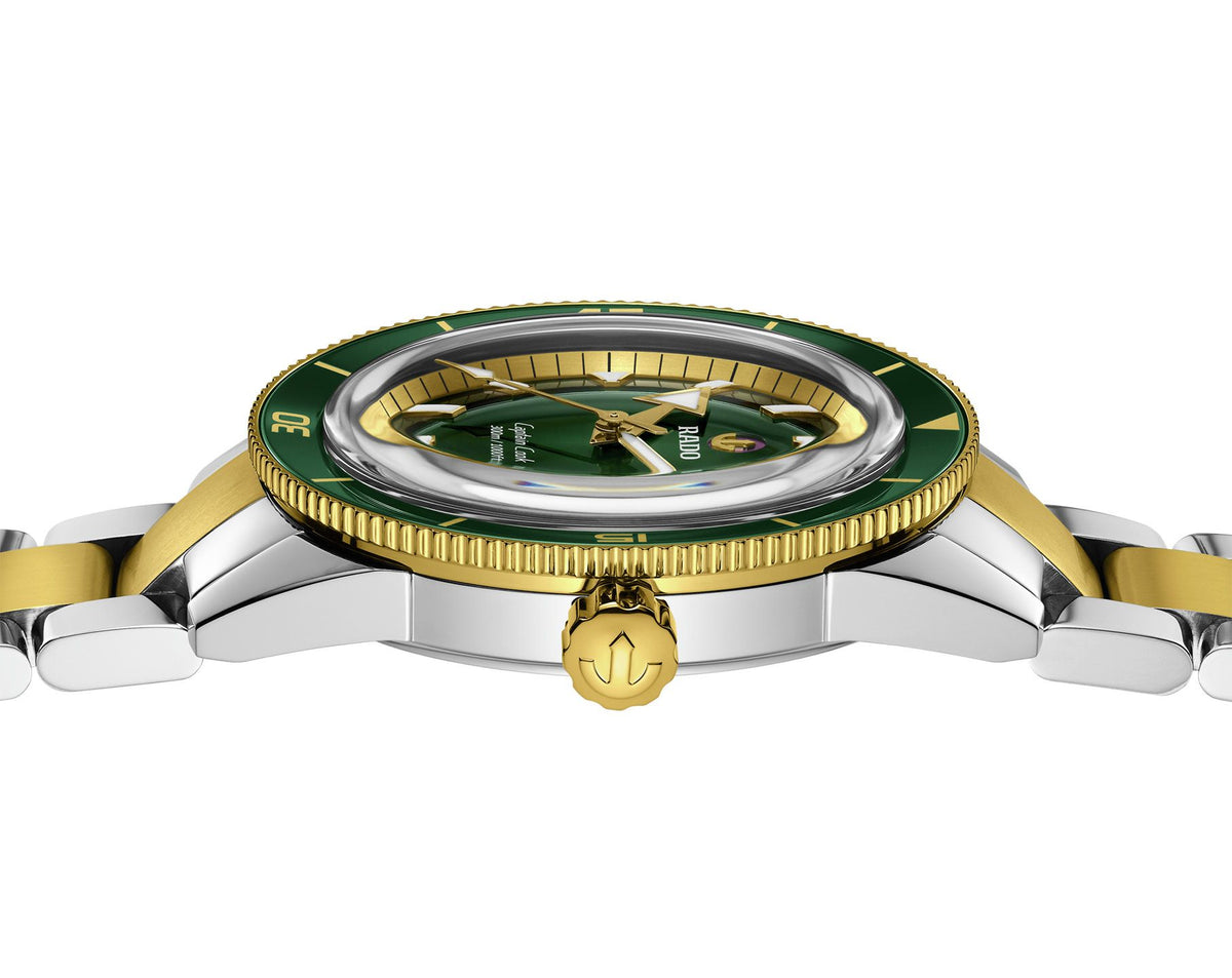Rado Captain Cook Automatic Men Watches in Round case & Green Dial R32138303