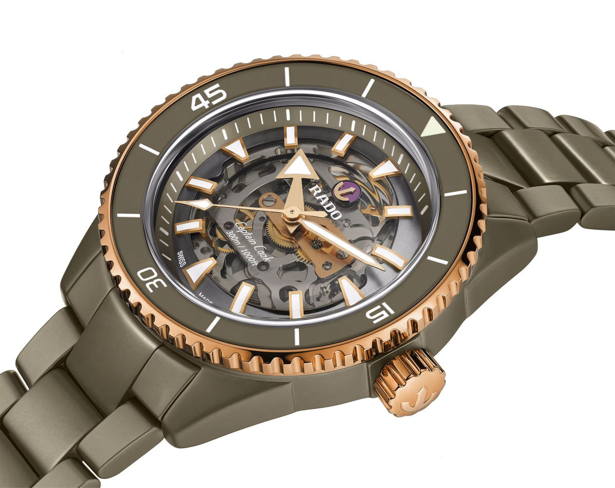 Rado Captain Cook Automatic Men Watches in Round case & Grey Dial R32150162