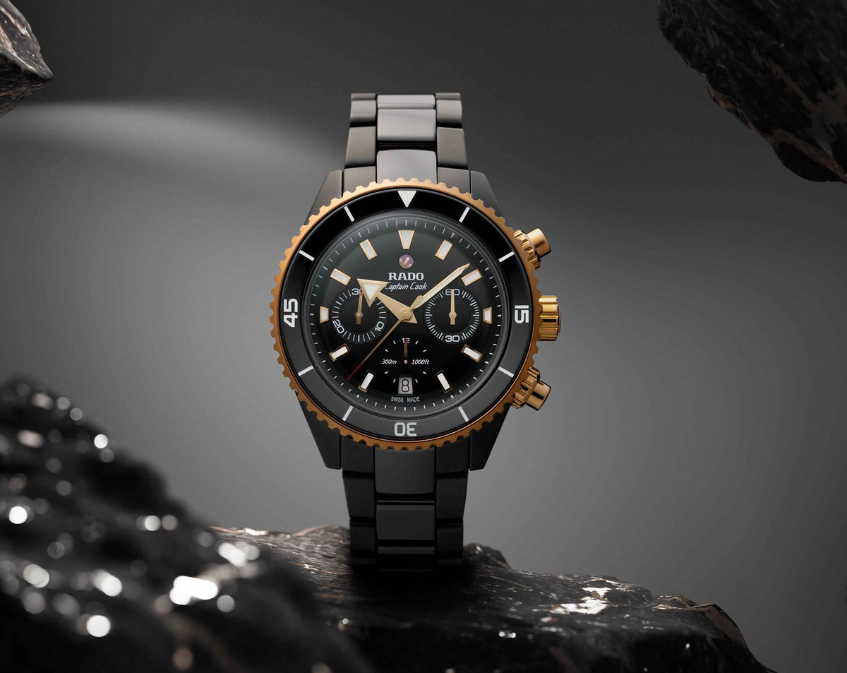 Rado Captain Cook Automatic Men Watches in Round case & Black Dial R32190153