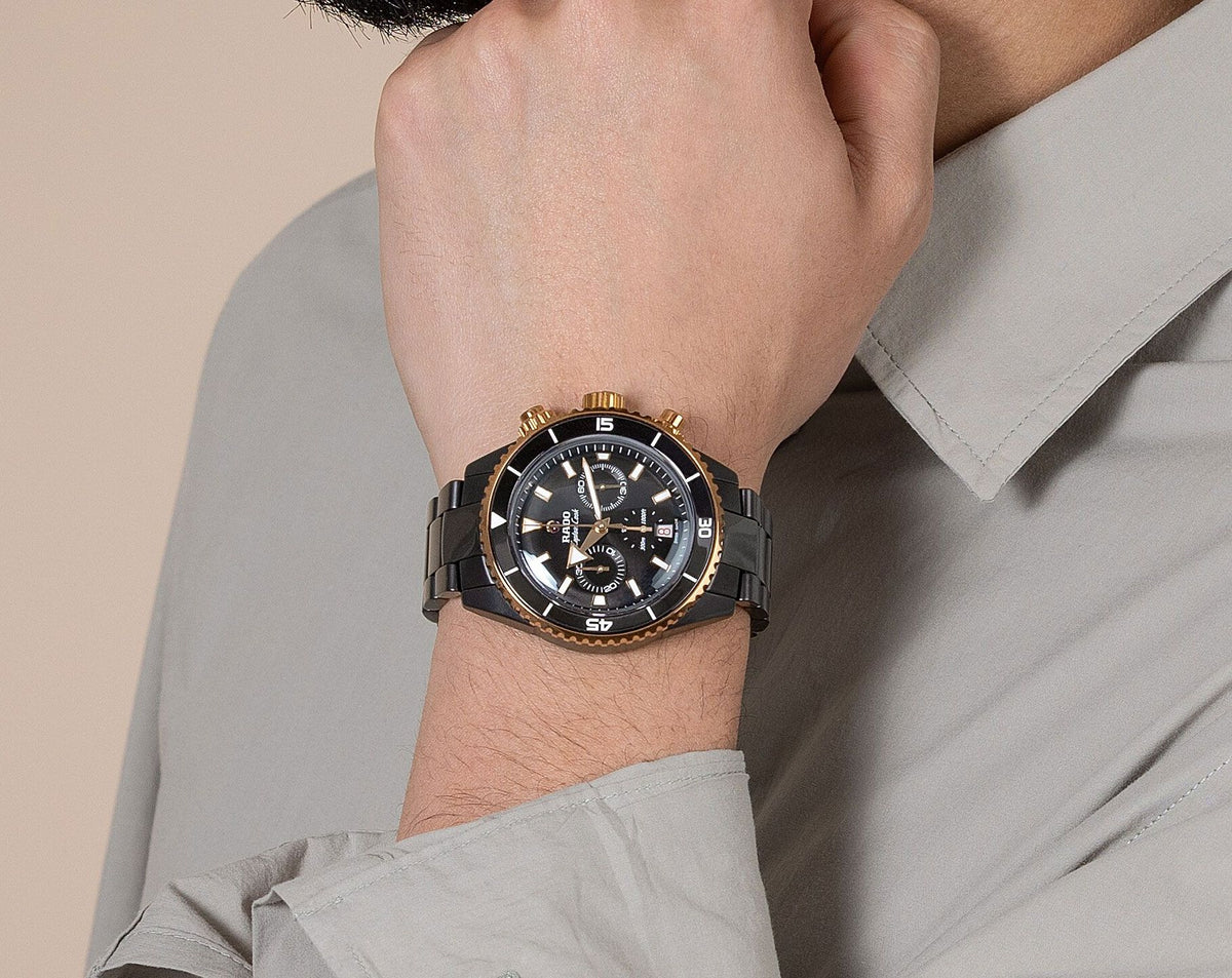 Rado Captain Cook Automatic Men Watches in Round case & Black Dial R32190153