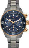 Rado Captain Cook Automatic Men Watches in Round case & Blue Dial R32195202