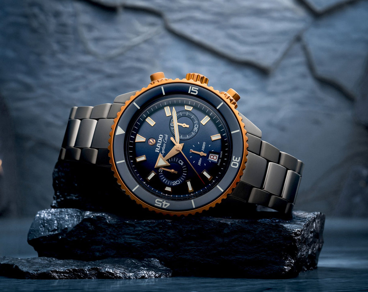 Rado Captain Cook Automatic Men Watches in Round case & Blue Dial R32195202