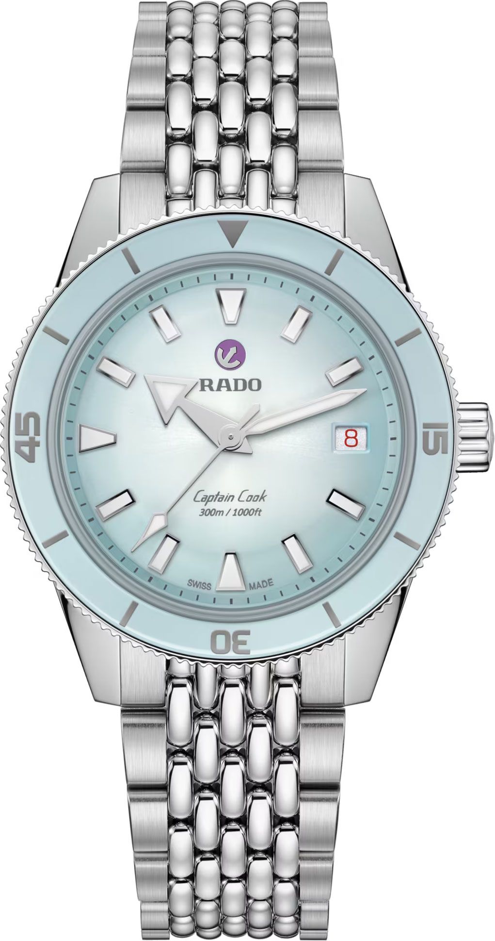 Rado Captain Cook Automatic Unisex Watches in Round case & Blue Dial R32223203