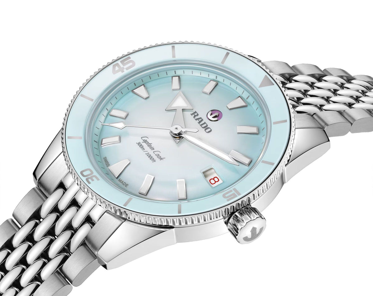 Rado Captain Cook Automatic Unisex Watches in Round case & Blue Dial R32223203