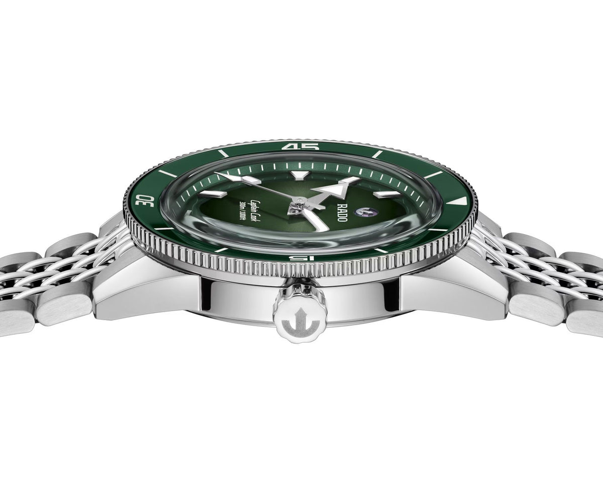 Rado Captain Cook Automatic Women Watches in Round case & Green Dial R32223313