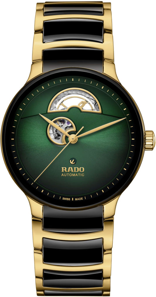 Rado Centrix Automatic Unisex Watches in Round case & Green Dial R30008302