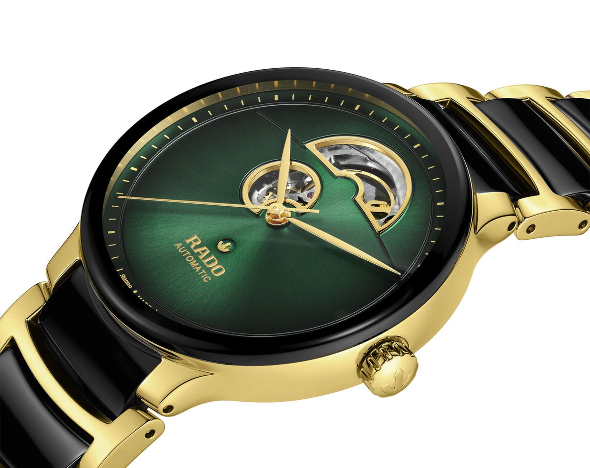 Rado Centrix Automatic Unisex Watches in Round case & Green Dial R30008302