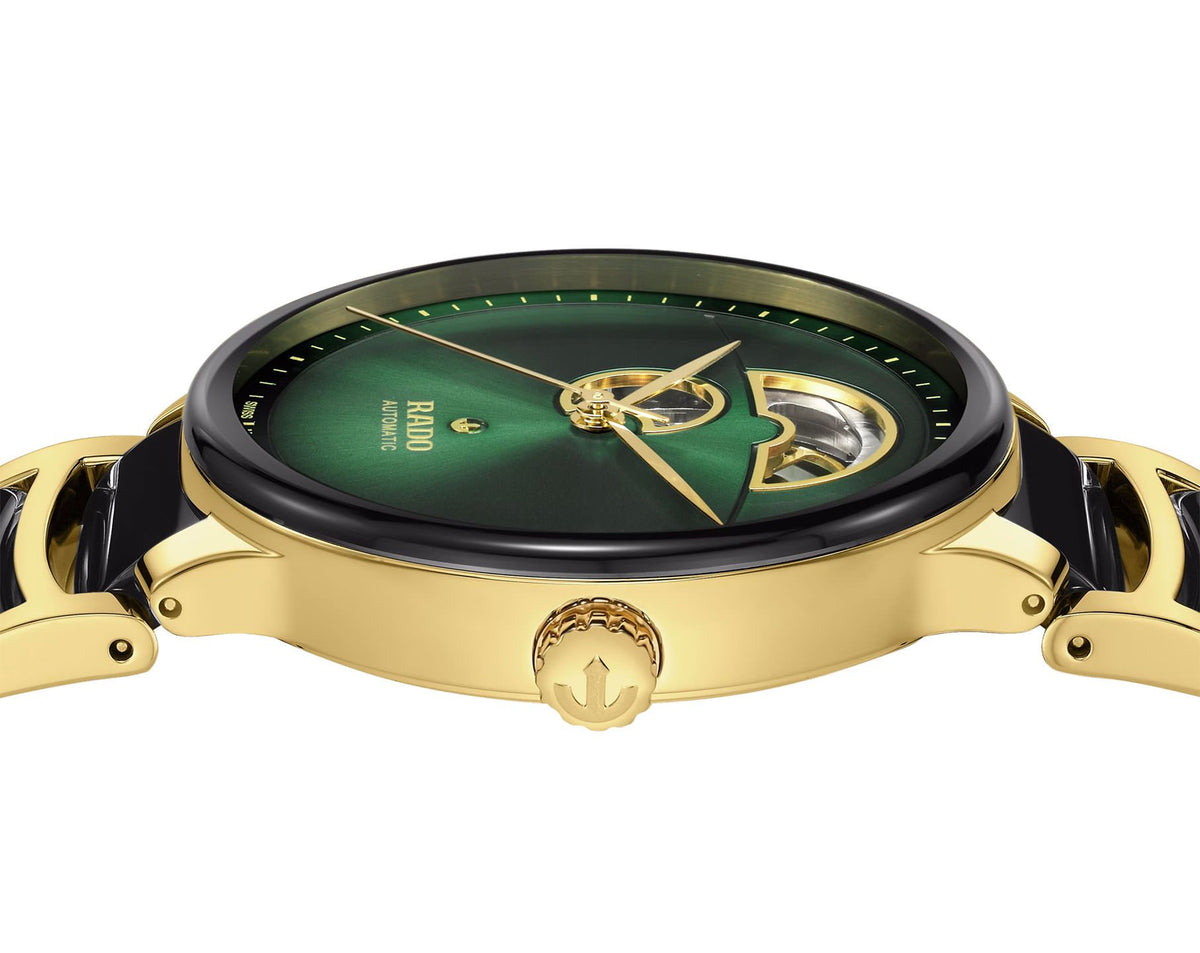 Rado Centrix Automatic Unisex Watches in Round case & Green Dial R30008302