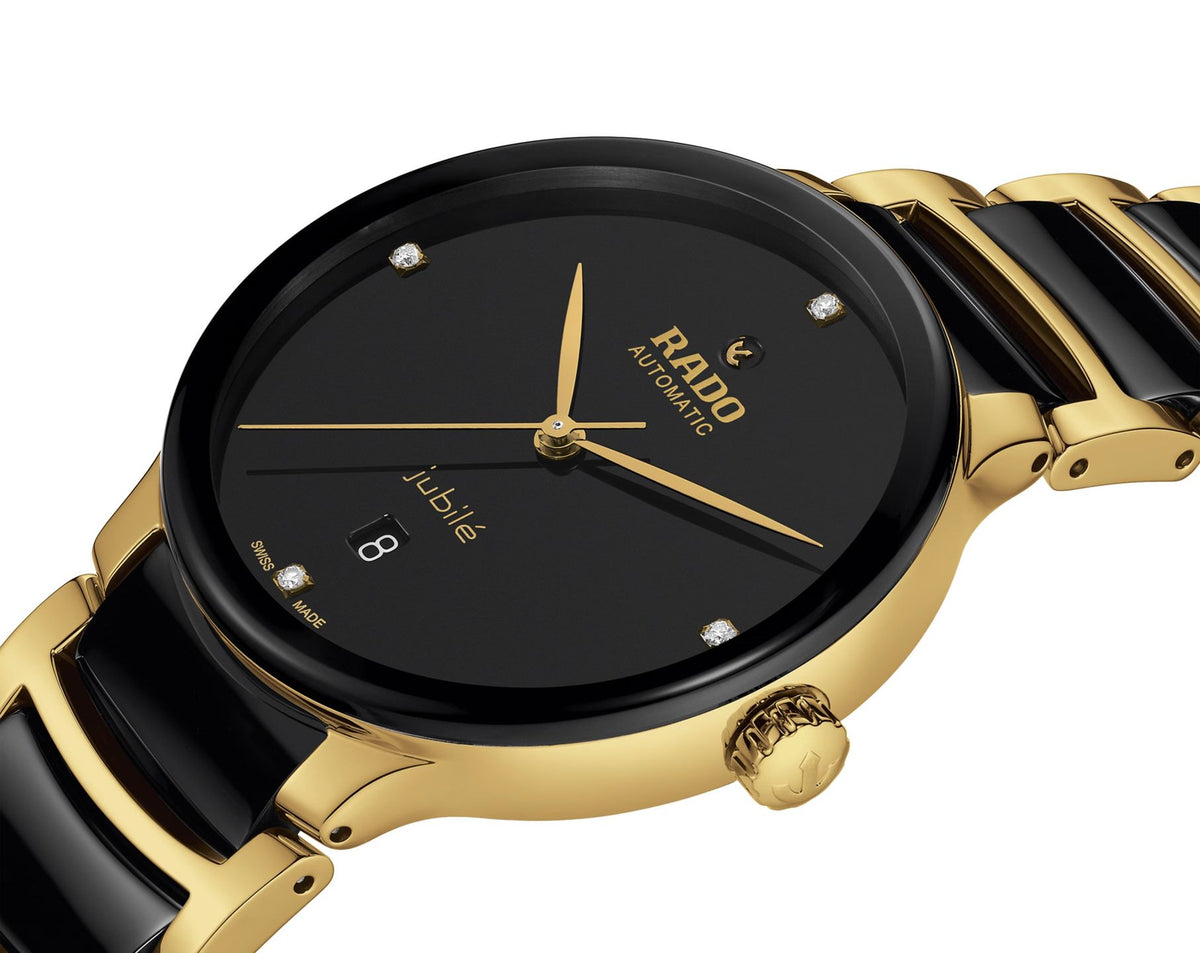 Rado Centrix Automatic Unisex Watches in Round case & Black Dial R30008712