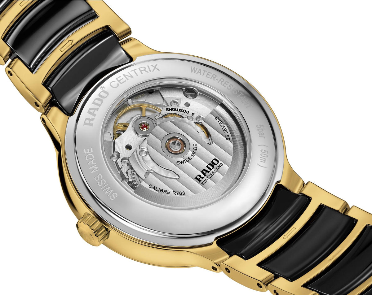 Rado Centrix Automatic Unisex Watches in Round case & Black Dial R30008712