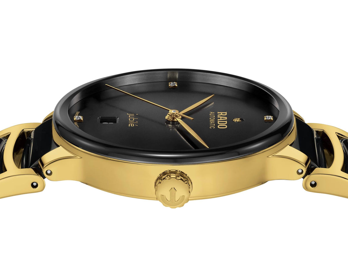 Rado Centrix Automatic Unisex Watches in Round case & Black Dial R30008712