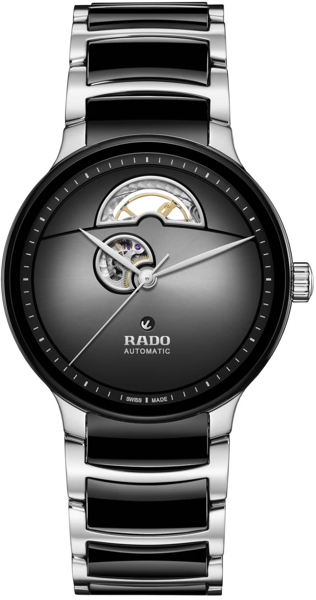 Rado Centrix Automatic Unisex Watches in Round case & Grey Dial R30012152